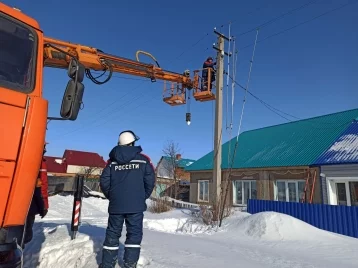 Фото: Электричество частично пропало в Новокузнецке и окрестностях после метели 1