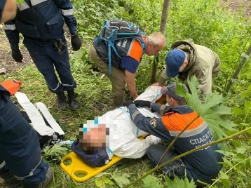 Фото: В Кемерове на Люскусе мотоциклист получил травму во время езды по лесу 1
