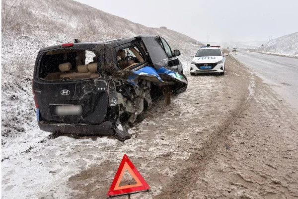 В Ставропольском крае в ДТП с минивэном пострадали пятеро детей и взрослый