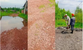 В Новокузнецком округе вода подтопила участки в селе Ильинка