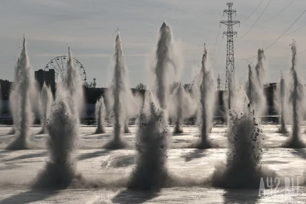 В Кемерове определились со временем взрыва льда на Томи