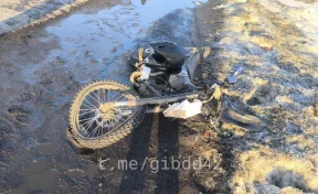 В Кузбассе 16-летний мотоциклист получил травмы в ДТП с иномаркой