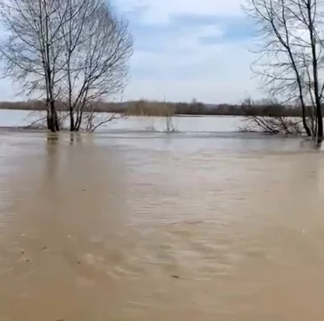 Фото: Мэр Новокузнецка показал на видео подтопленный паводком район 2