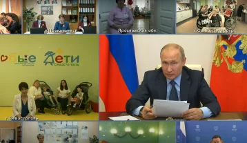 Фото: Кузбассовцы приняли участие в видеоконференции с Владимиром Путиным 1