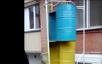Фото: Украинец предлагает заменить газовое отопление двумя бочками 1