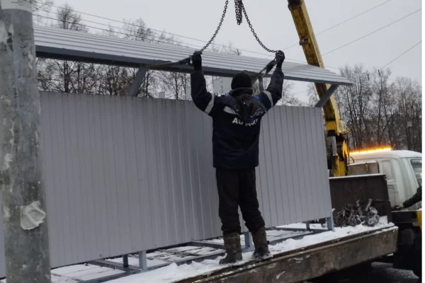 В Кемерове на трёх улицах установили новые остановочные павильоны