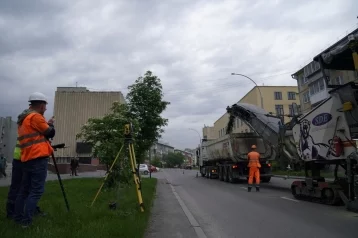 Фото: В кемеровской мэрии рассказали о ходе ремонте улиц Красной и Радищева 1