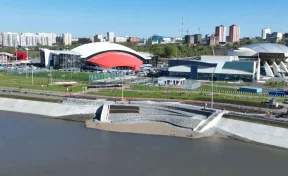 «Это не пляж»: в Кемерове на новой набережной Томи заметили опасную арматуру