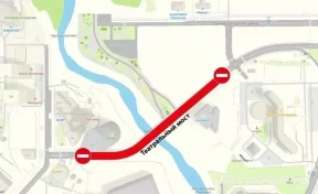 В Кемерове ограничение движения по Театральному мосту продлили до 15 августа