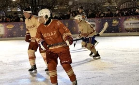 Путин сыграл в товарищеском матче Ночной хоккейной лиги