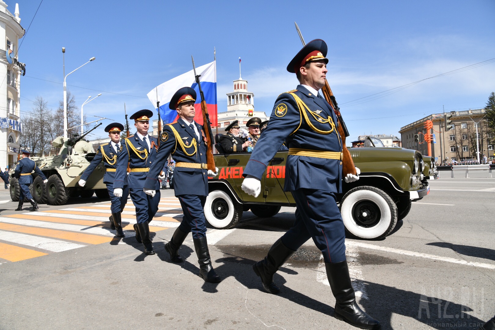 В Кемерове из-за репетиции торжественного марша 4 мая снова перекроют площадь Советов