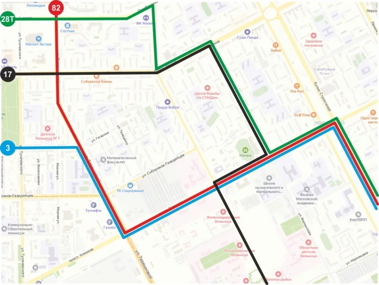 Схема: администрация города Кемерово