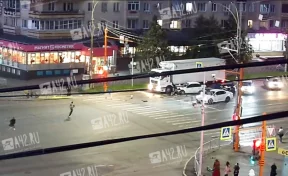 В Кемерове произошла жёсткая авария на пересечении проспектов Ленина и Пионерского