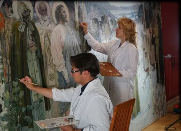 Фото: Русский музей покажет в Кемерове картину «Святая Русь» впервые после реставрации 1