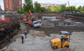 Осушение грунта и подготовка котлована: мэр Кемерова сообщил о ходе строительства комплекса очистных сооружений