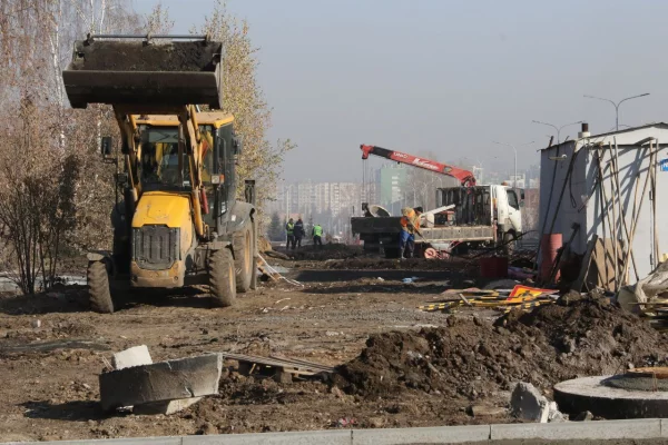 В Кемерове почти закончили строительство нового участка улицы Дружбы от Баумана до Двужильного