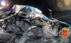 Три человека погибли в ДТП с грузовиками на трассе Р-255 в Кузбассе