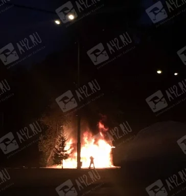 Фото: В Кемерове загорелся аттракцион в Комсомольском парке 3