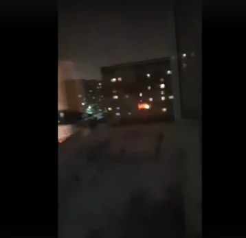 Фото: Ночью в Кемерове произошёл пожар в многоэтажке 1