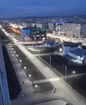 Фото: Мэр Кемерова показал на видео вечернее освещение продолжения бульвара Строителей 1