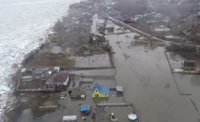 МЧС показало кадры из затопленной деревни в Юргинском округе