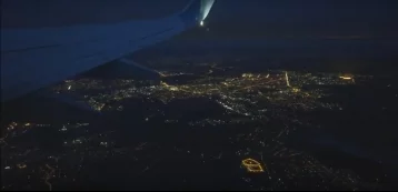 Фото: Ночной полёт над Кемеровом сняли на видео 1