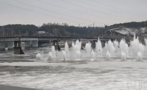 Весна по графику: в Кемерове на Томи взорвали лёд