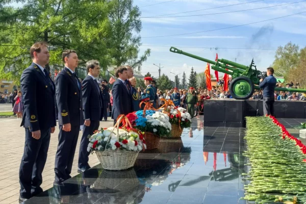 Горняки «СУЭК-Кузбасс» приняли участие в праздничных мероприятиях Дня Победы