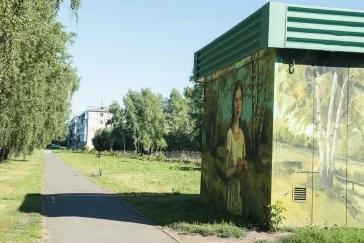 Фото: На объекте тепловых сетей СГК в Кемерове появился ещё один мурал 3