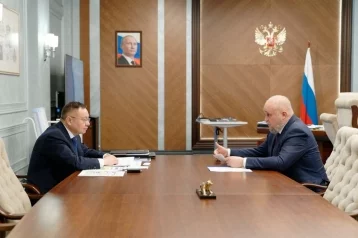 Фото: Глава Минстроя РФ обсудил с губернатором Кузбасса реализацию нацпроекта 1