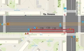 В Кемерове изменят движение на участке проспекта Ленина и маршрут автобуса №25а