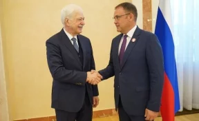 Губернатор Кузбасса Илья Середюк встретился с послом РФ в Беларуси Борисом Грызловым
