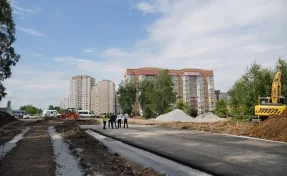 Мэр Кемерова показал ход строительства улицы Дружбы