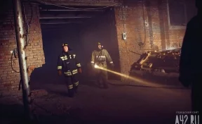 В Кузбассе при пожаре в СТО сгорели четыре автомобиля