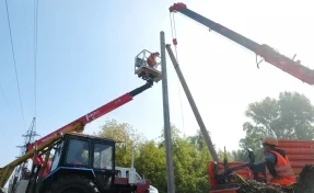 В Кемерове 38 уличных фонарей осветят дорогу в жилом районе Ягуновский