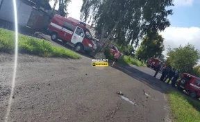 В Кемерове при пожаре в частном доме погибли два человека