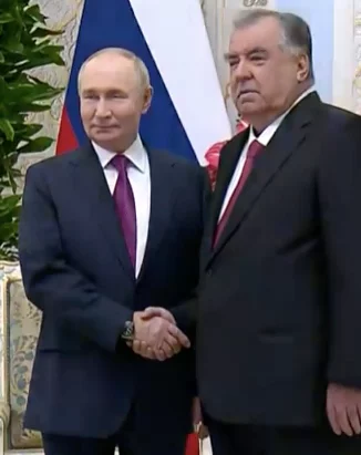 Президенты России и Таджикистана Путин и Рахмон начали переговоры