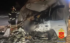 Два человека погибли в ночном ДТП c грузовиком на трассе Р-255 в Кузбассе