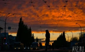 Золотой час: осенний закат в Кемерове