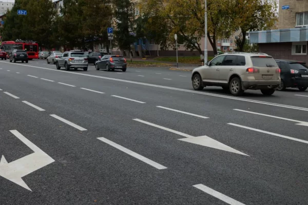 В Кемерове завершился ремонт Красноармейской улицы