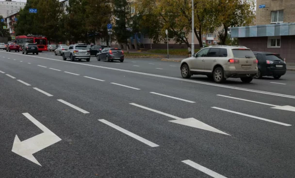 В Кемерове завершился ремонт Красноармейской улицы
