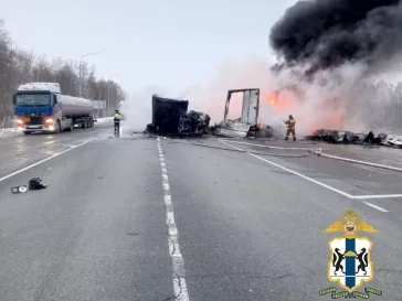 Фото: Подросток на угнанном «КАМАЗе» устроил смертельное ДТП с фурами под Новосибирском 1