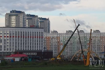 Фото: Появились фотографии строительства нового моста в Кемерове 1