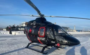Кузбасс получил новый вертолёт санавиации «Ансат» с кислородной поддержкой и аппаратом ИВЛ