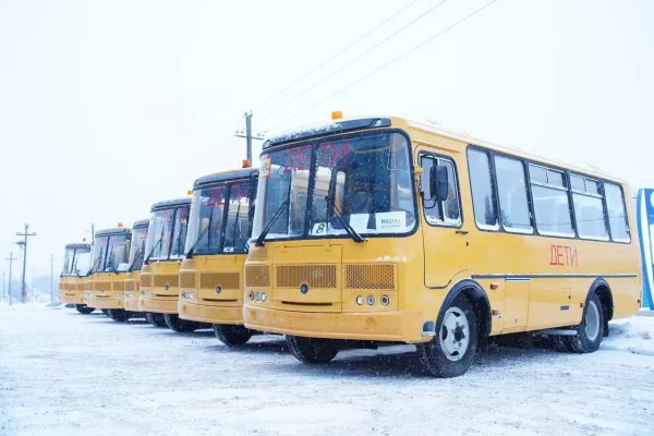 В кузбасские школы поступил 31 новый автобус