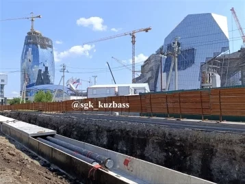 Фото: В СГК рассказали о ремонте сетей у музейно-театрального комплекса в Кемерове 1