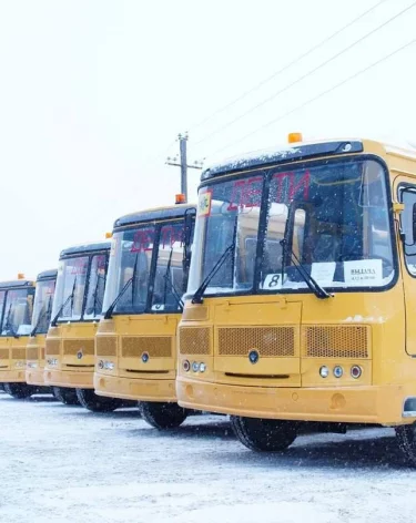 В кузбасские школы поступил 31 новый автобус