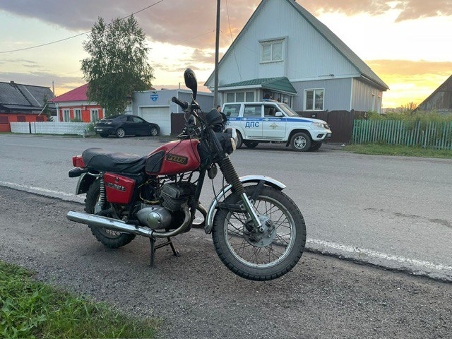 15-летнего водителя на мотоцикле поймали в Гурьевске