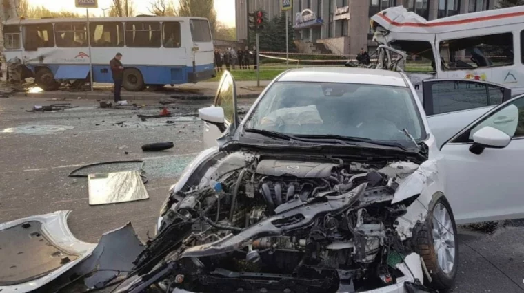 Фото: На Украине в автокатастрофе погибли восемь человек 2