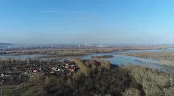 Фото: Паводок в Кузбассе сняли с высоты птичьего полёта 1
